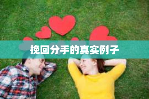 挽回分手的真实例子
