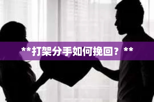 **打架分手如何挽回？**
