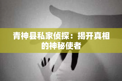 青神县私家侦探：揭开真相的神秘使者
