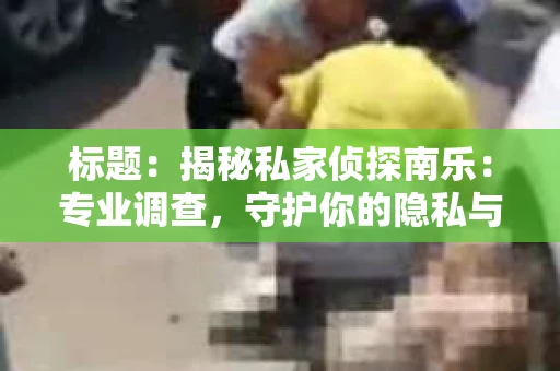 标题：揭秘私家侦探南乐：专业调查，守护你的隐私与权益