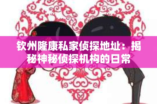 钦州隆康私家侦探地址：揭秘神秘侦探机构的日常