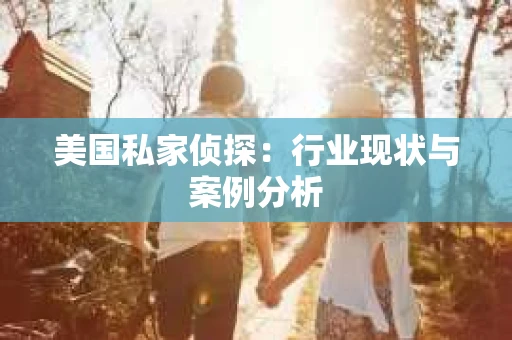 美国私家侦探：行业现状与案例分析