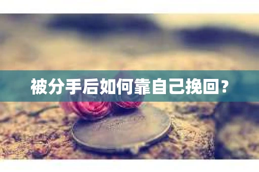 被分手后如何靠自己挽回？