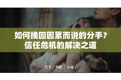 如何挽回因累而说的分手？信任危机的解决之道