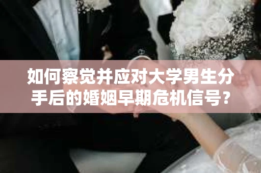 如何察觉并应对大学男生分手后的婚姻早期危机信号？